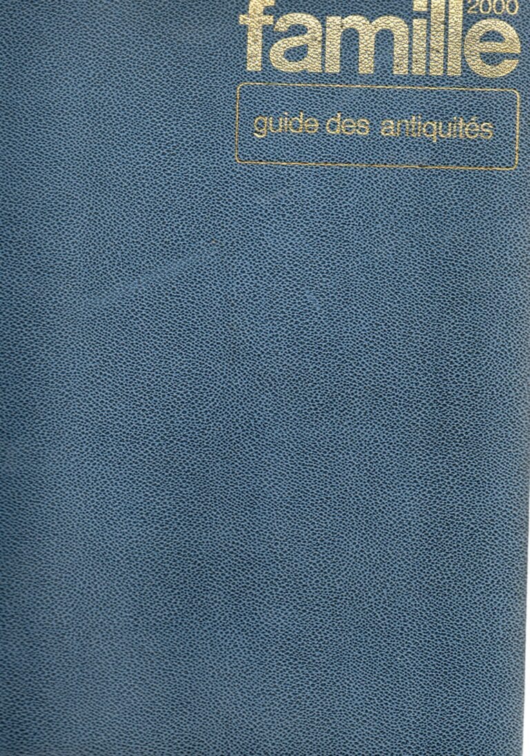 FAMILLE GUIDE DES ANTIQUITES